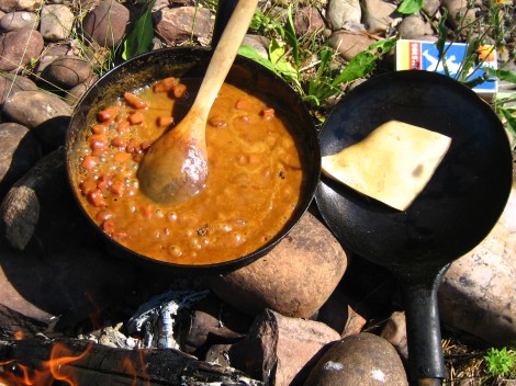Messmörduppa, sås på Messmör och Fläsk serveras till Kolbotten