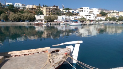 Fiskehamnen i Makrigialos...